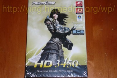 ATI HD 3450 撼訊 Powercolor 顯示卡之文書上網機