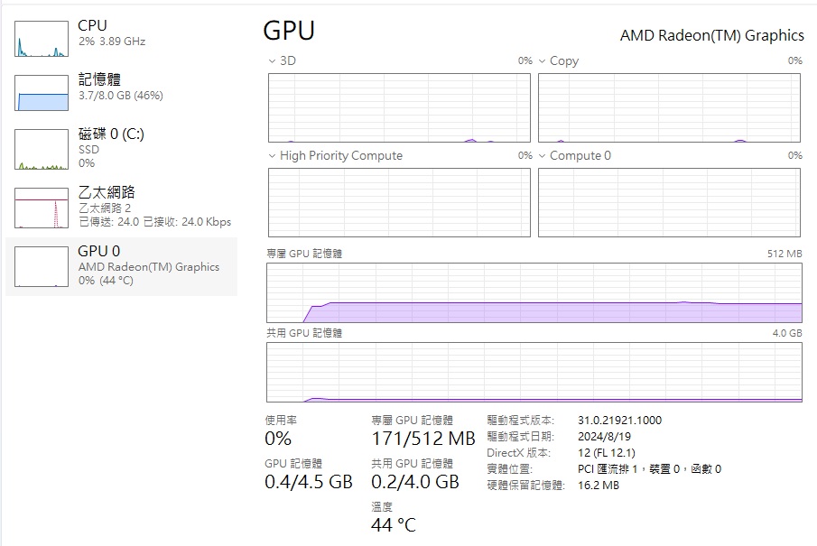 記錄AMD Ryzen 5 5600G APU在Proxmox VE 8的GPU直通(passthrough)到Windows 11 VM